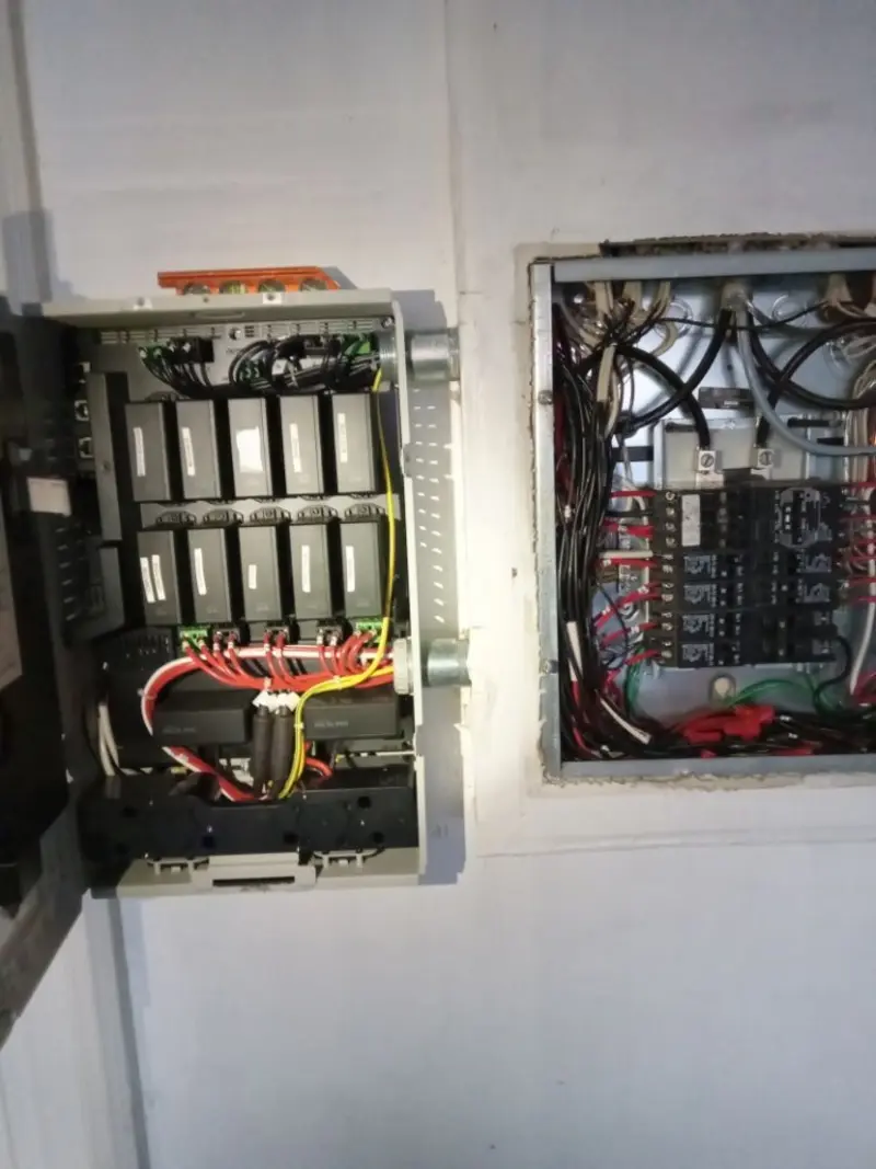 Electrical panel upgrade completed for Indoor Lighting Installation in Warrior